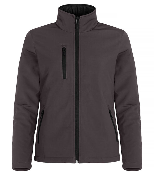 Clique Padded Softshell – Vadderad Softshelljacka för Dam - Mörkgrå