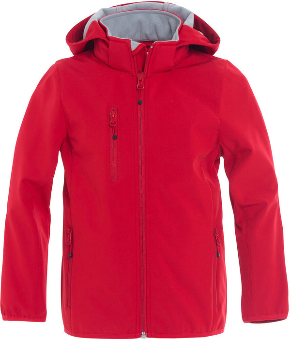 Clique Basic Softshell Jacket Junior – Vattentålig Softshelljacka - Röd