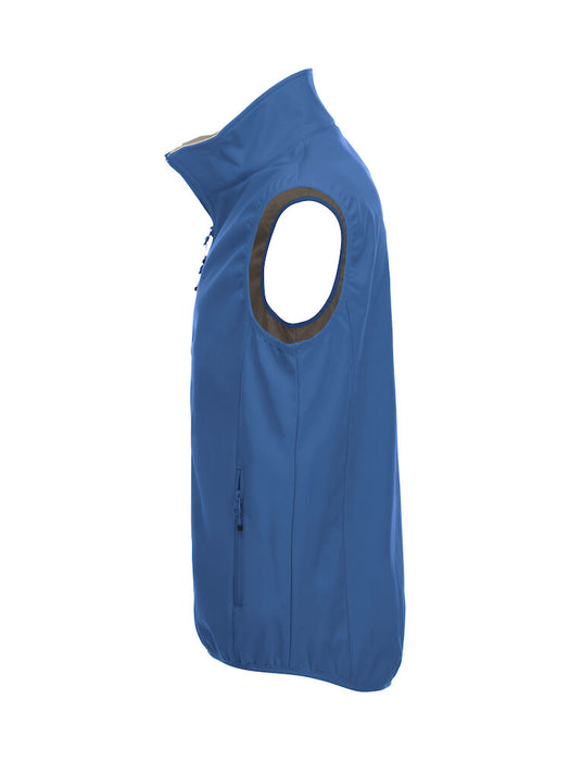 Clique Basic Softshell Vest Herr – Funktionell Softshellväst - Blå