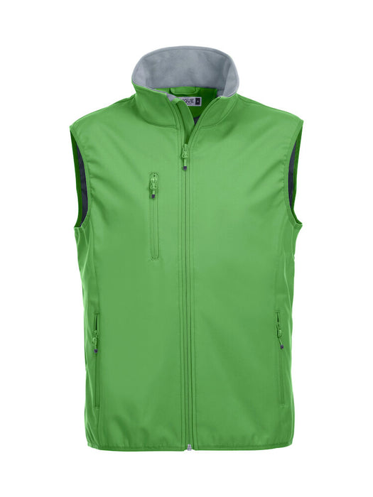 Clique Basic Softshell Vest Herr – Funktionell Softshellväst - Grön