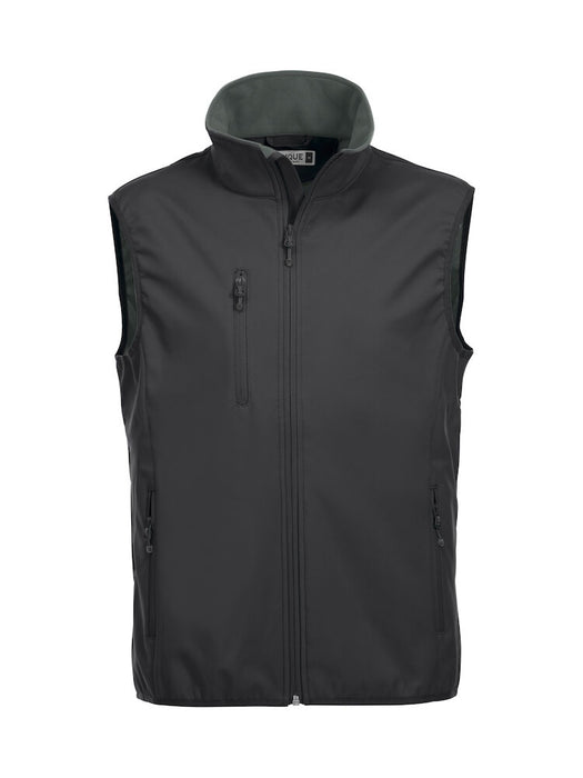 Clique Basic Softshell Vest Herr – Funktionell Softshellväst - Svart