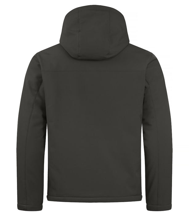 Clique Padded Hoody Softshell Jacka Herr - Mörkgrå