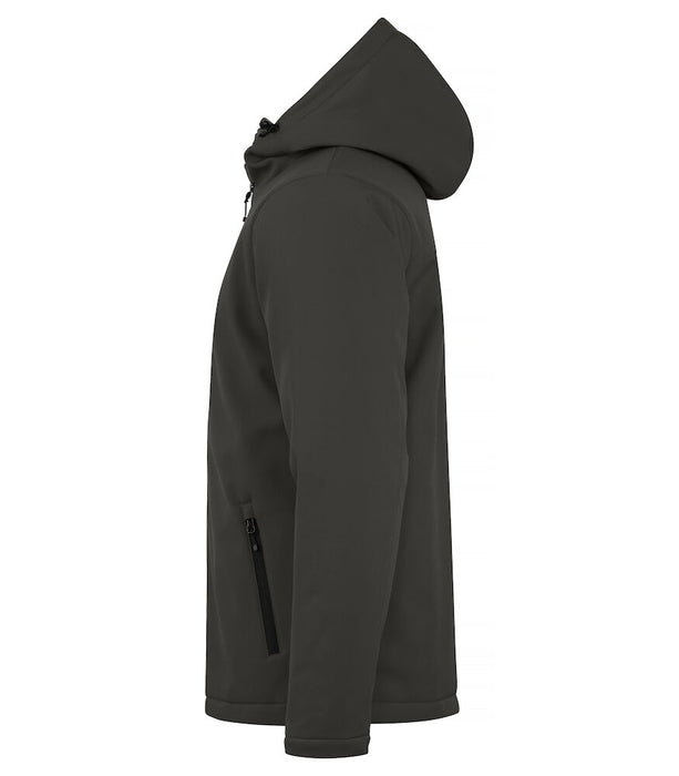 Clique Padded Hoody Softshell Jacka Herr - Mörkgrå