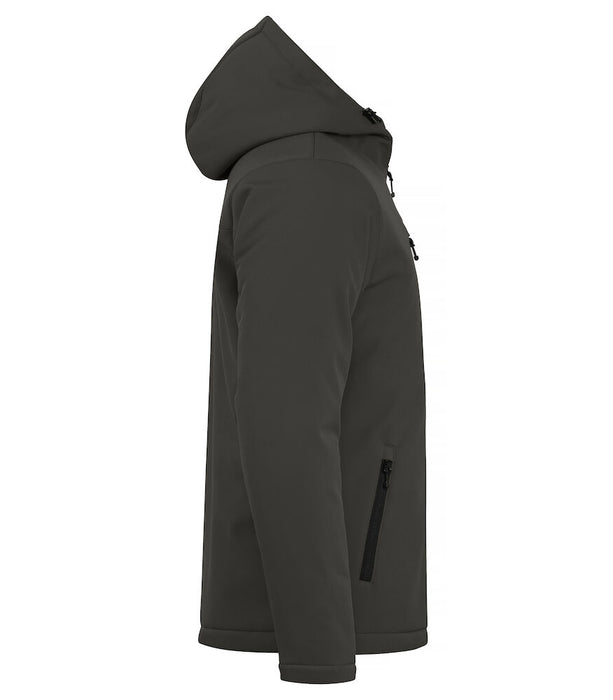Clique Padded Hoody Softshell Jacka Herr - Mörkgrå