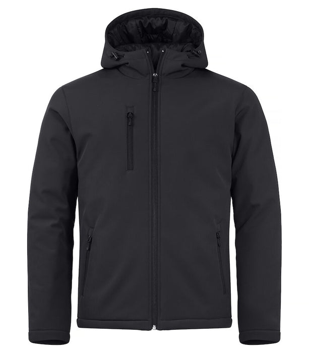 Clique Padded Hoody Softshell Jacka Herr - Svart