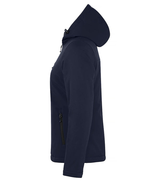 Clique Padded Hoody Softshell Jacket – Vadderad Softshelljacka för Dam - Marinblå