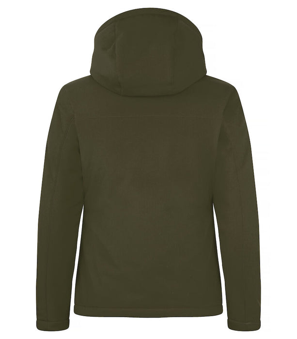 Clique Padded Hoody Softshell Jacket – Vadderad Softshelljacka för Dam - Mörkgrå