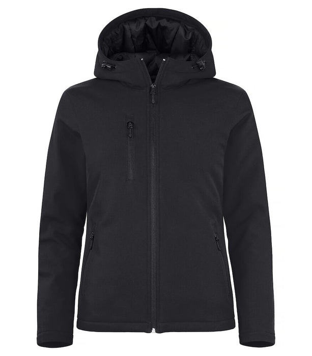 Clique Padded Hoody Softshell Jacket – Vadderad Softshelljacka för Dam - Svart