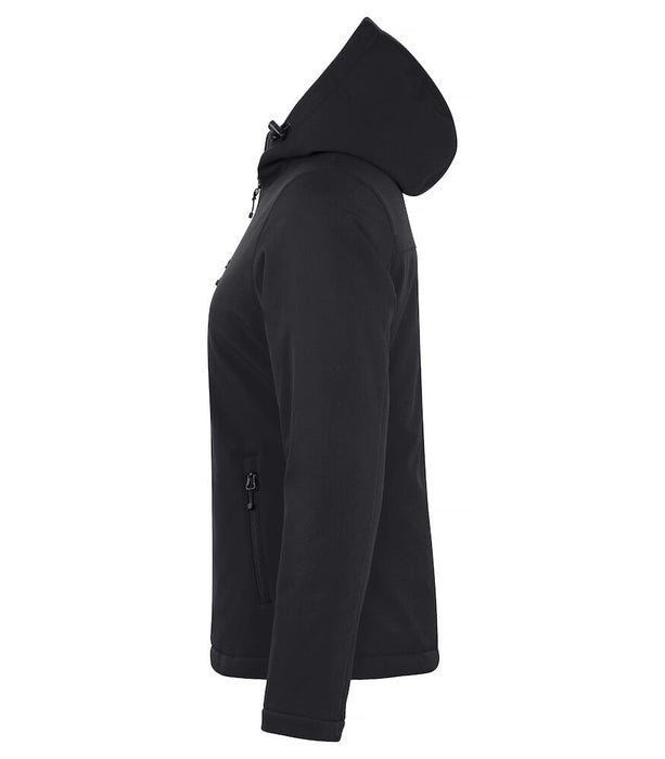 Clique Padded Hoody Softshell Jacket – Vadderad Softshelljacka för Dam - Svart