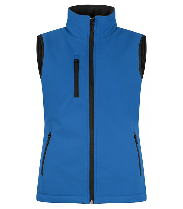Clique Padded Softshell – Vadderad Softshellväst för Dam - Blå