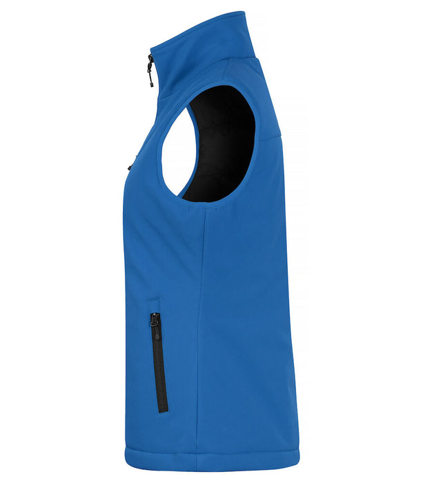 Clique Padded Softshell – Vadderad Softshellväst för Dam - Blå