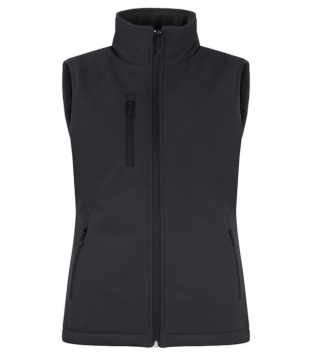 Clique Padded Softshell – Vadderad Softshellväst för Dam - Svart