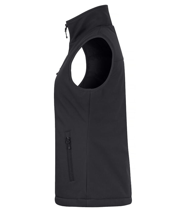Clique Padded Softshell – Vadderad Softshellväst för Dam - Svart