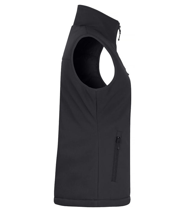 Clique Padded Softshell – Vadderad Softshellväst för Dam - Svart