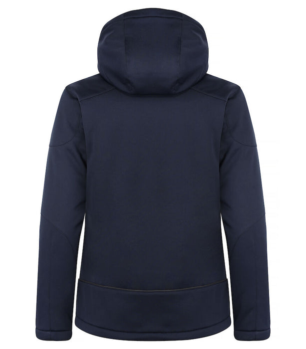 Clique Grayland Women – Modern Vadderad Softshelljacka för Dam - Marinblå