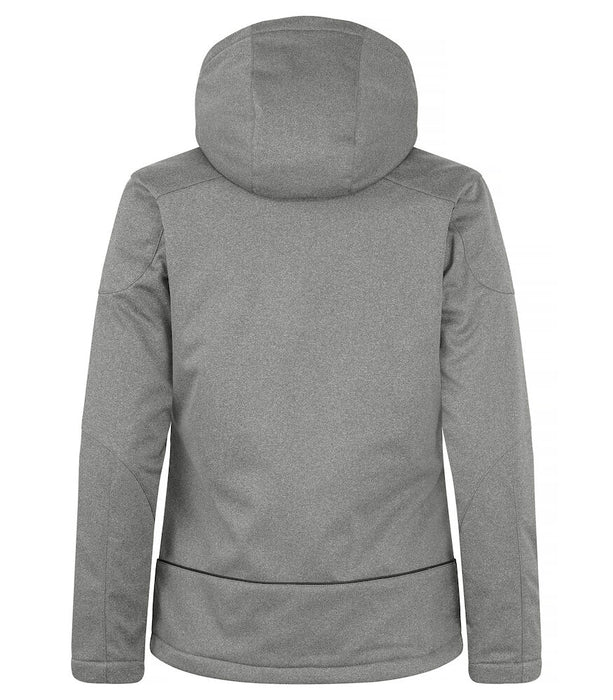 Clique Grayland Women – Modern Vadderad Softshelljacka för Dam - Grå