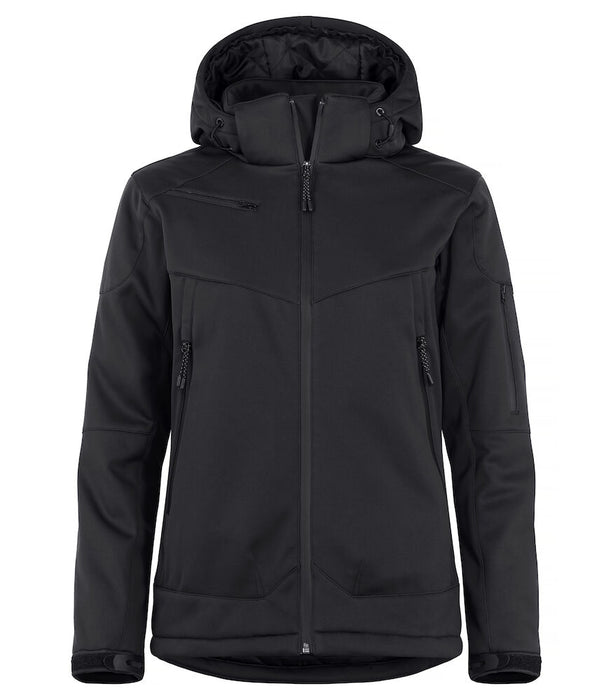 Clique Grayland Women – Modern Vadderad Softshelljacka för Dam - Svart