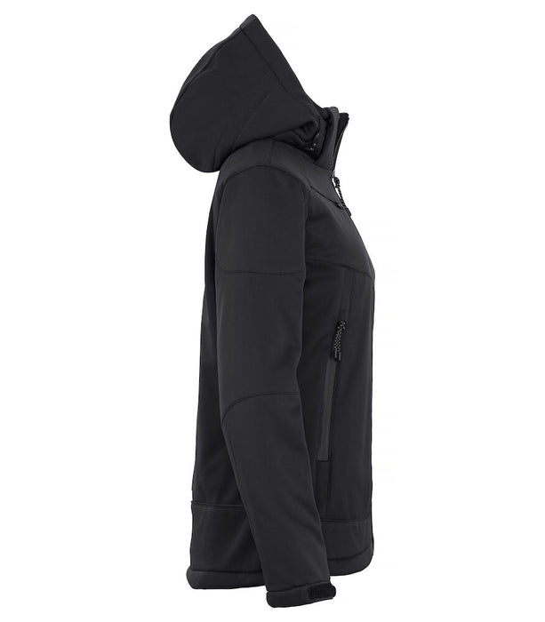 Clique Grayland Women – Modern Vadderad Softshelljacka för Dam - Svart
