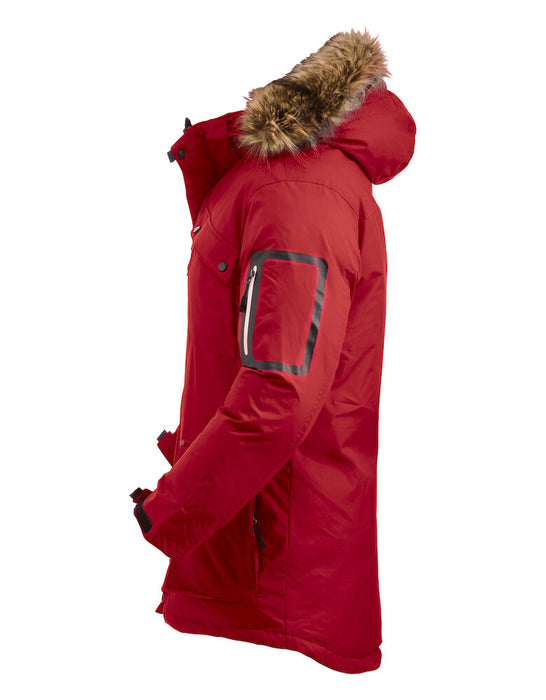 Clique Malamute – Varm Unisex Expedition Parkas för Kallt Väder - Röd