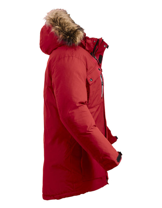 Clique Malamute – Varm Unisex Expedition Parkas för Kallt Väder - Röd