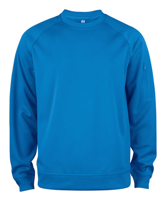 Clique Basic Active Roundneck – Unisex Sweatshirt Blå