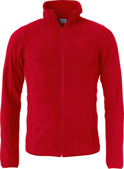 Clique Basic Polar Fleece Jacka – Unisex Röd