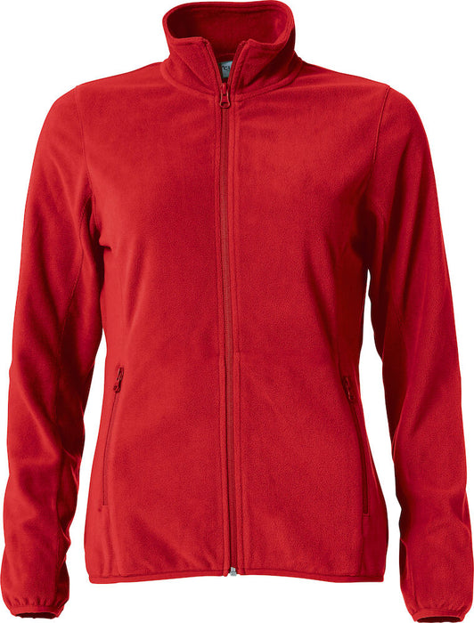 Clique Basic Micro Fleece Jacka Dam Röd