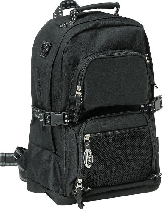 Clique Backpack – Ryggsäck med Justerbart Midjeband - Svart
