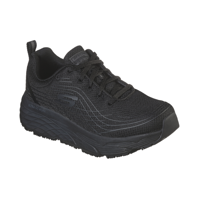 Skechers Max Cushioning Arbetssko - Dam - Svart