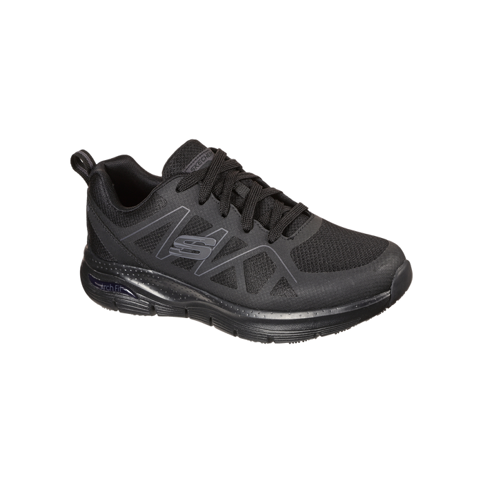 Skechers Arch Fit Arbetssko - Svart Herr