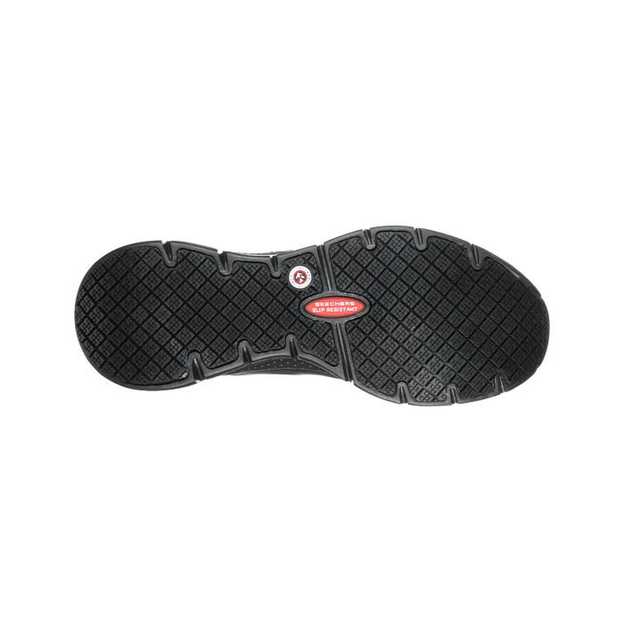 Skechers Arch Fit Arbetssko - Svart Herr