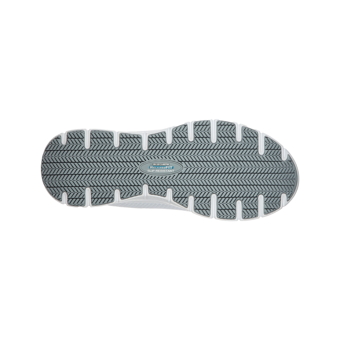 Skechers Relaxed Fit Arbetssko Vit Herr
