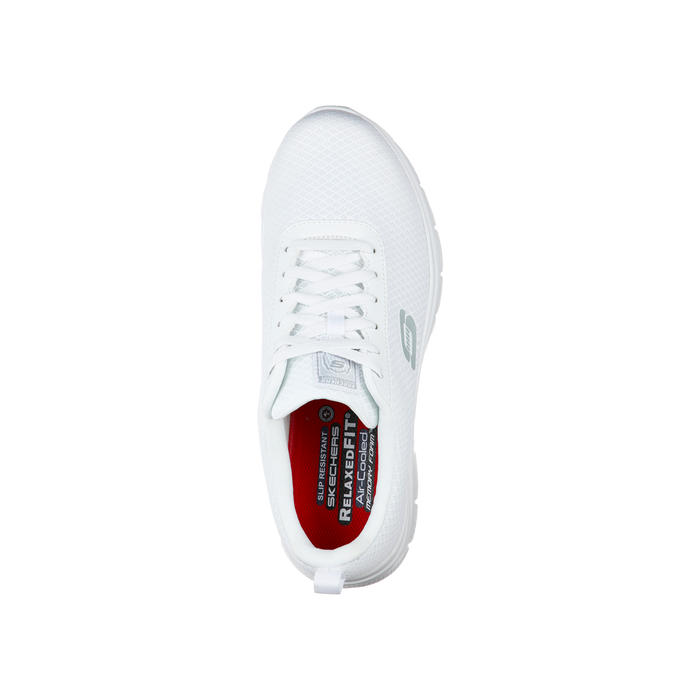 Skechers Relaxed Fit Arbetssko Vit Herr
