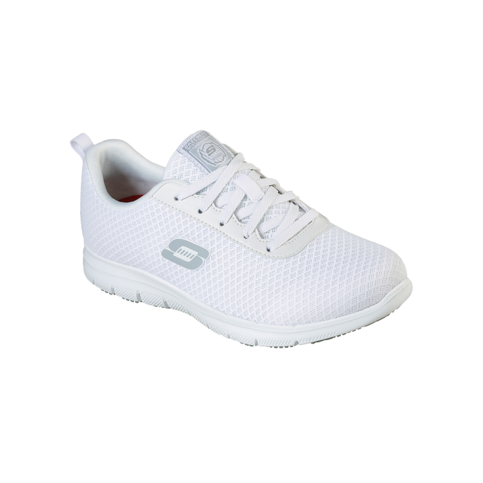 Skechers Relaxed Fit Arbetssko Vit Dam