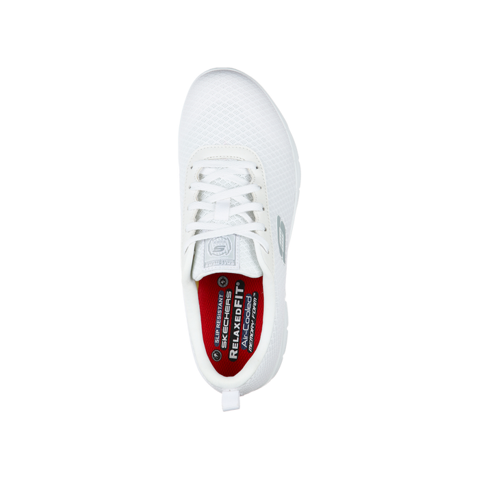 Skechers Relaxed Fit Arbetssko Vit Dam