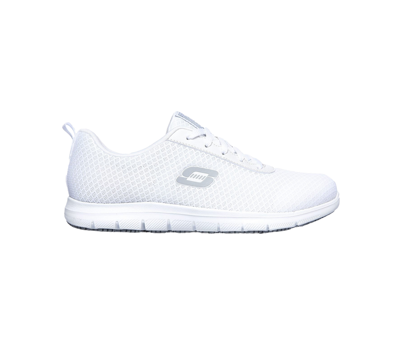 Skechers Relaxed Fit Arbetssko Vit Dam