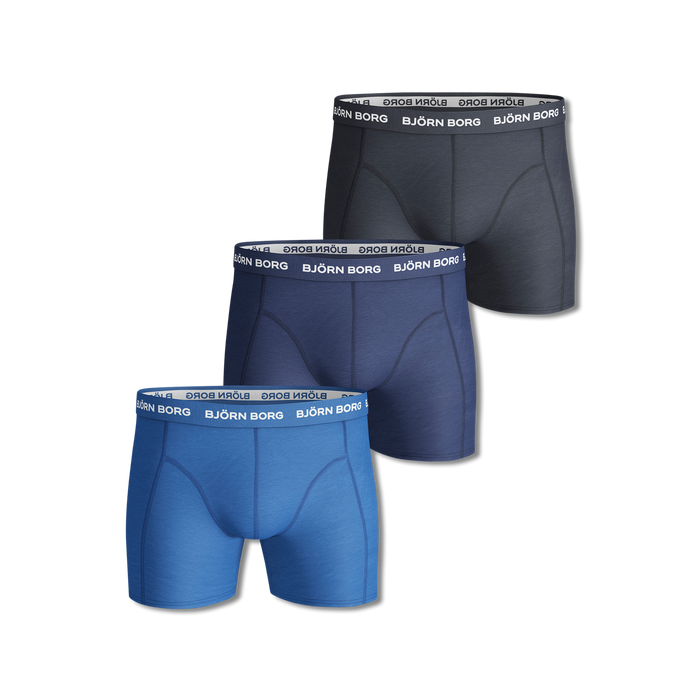 Björn Borg Boxer 3-pack Herr – Klassiska Boxerkalsonger i Bomull och Elastan