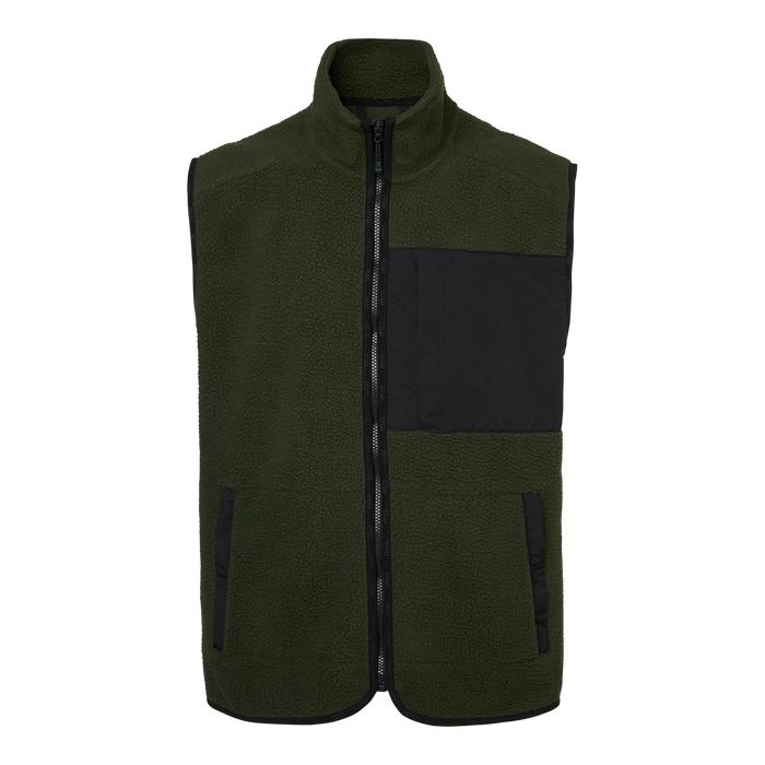 South West Seth Fleeceväst Herr – Mörk Olive
