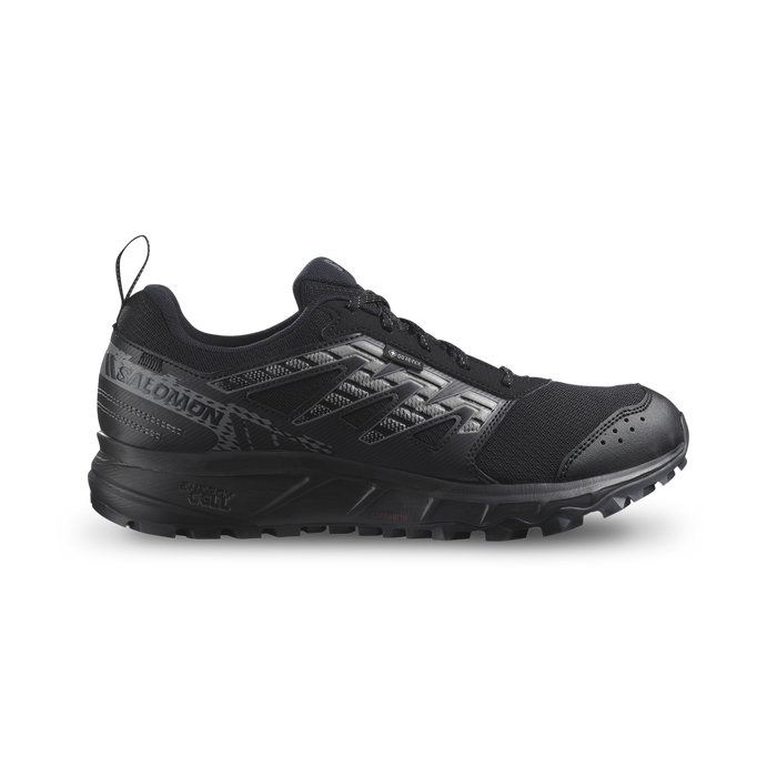 Salomon Wander GTX Vattentät Sko Dam – Svart