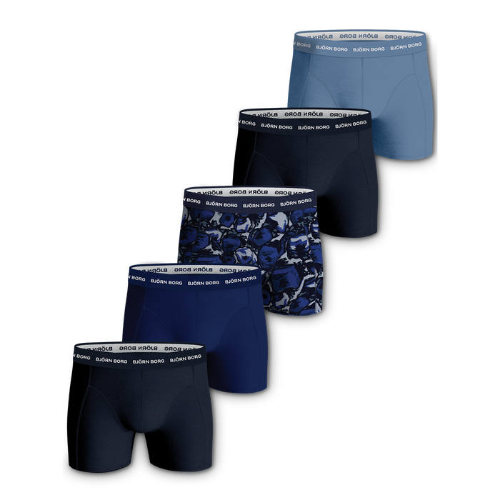 Björn Borg 5-pack Boxerkalsonger Multi Herr - Blå