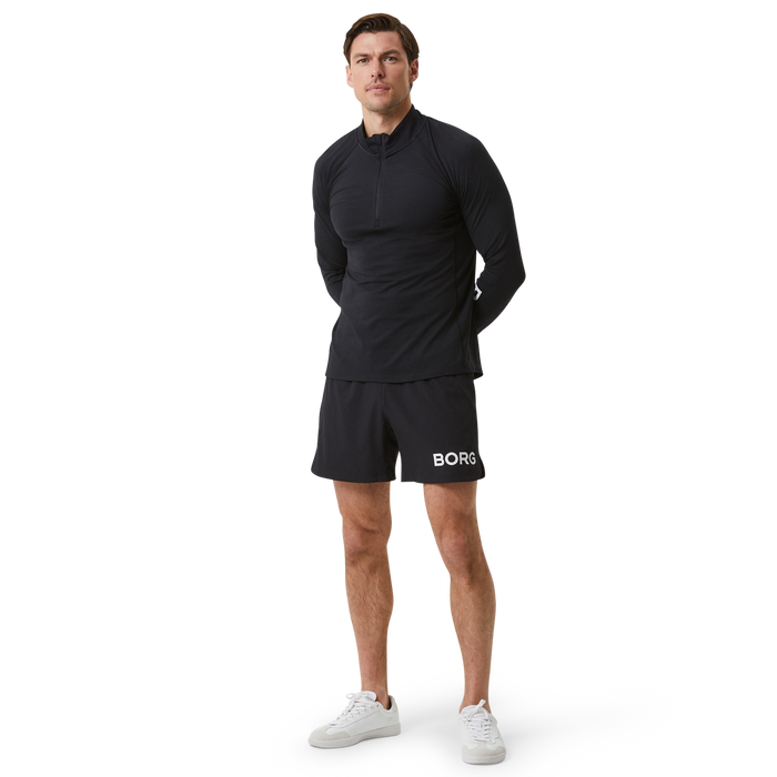 Björn Borg Half Zip Sweat Herr - Svart