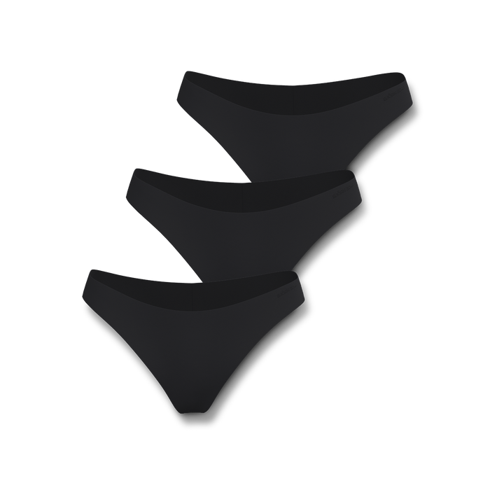 Björn Borg Brief Invisible 3-pack – Sömlösa Damtrosor - Svart