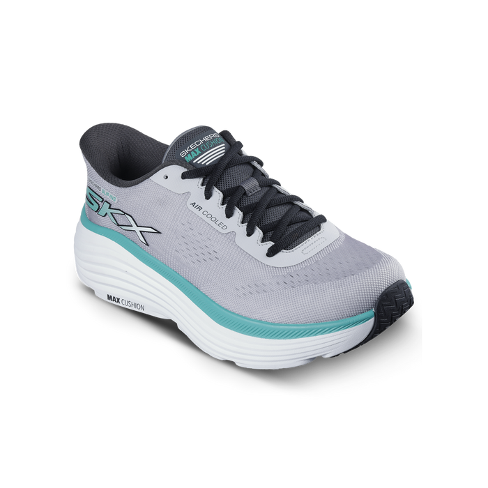 Skechers Max Cushioning Exciton Slip-in Sneaker - Herr - Ljusgrå