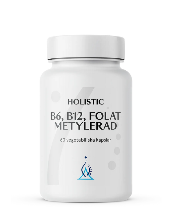 Holistic B6 B12 Folat metylerad, 60 kapslar