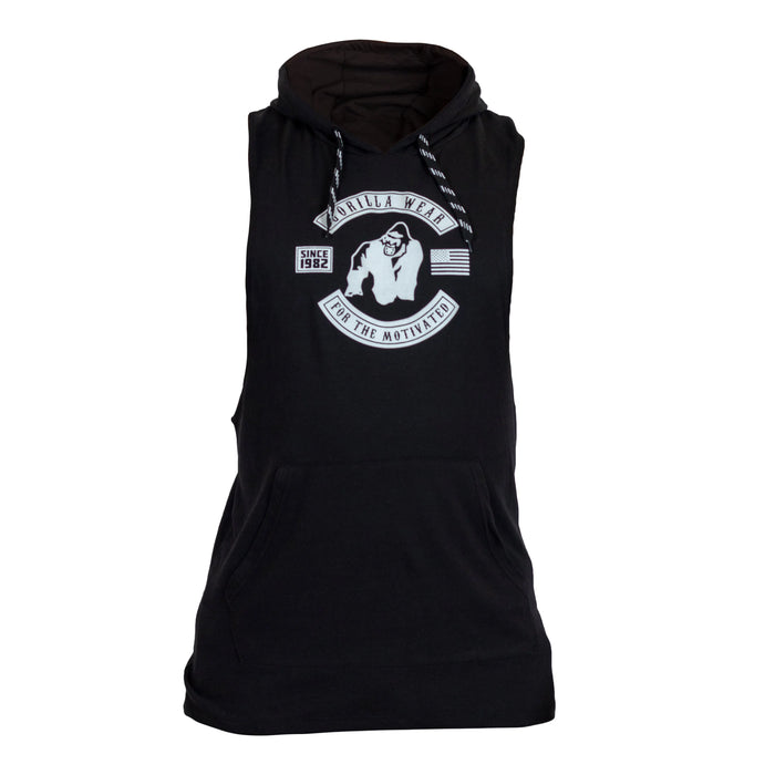 Gorilla Wear Lawrence Hooded Tank Top/Linne, black