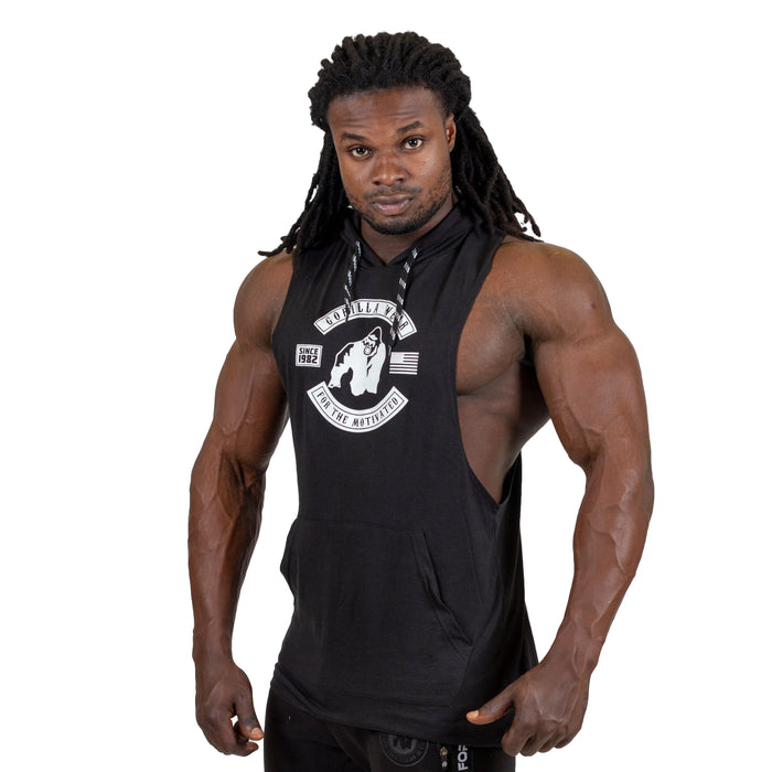 Gorilla Wear Lawrence Hooded Tank Top/Linne, black