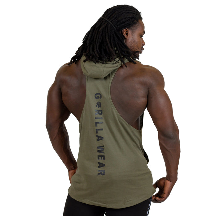 Gorilla Wear Lawrence Hooded Tank Top/Linne, army green