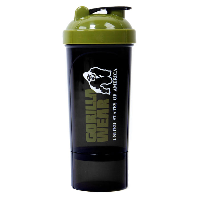 Gorilla Wear Shaker Compact 500 ml, black/army green