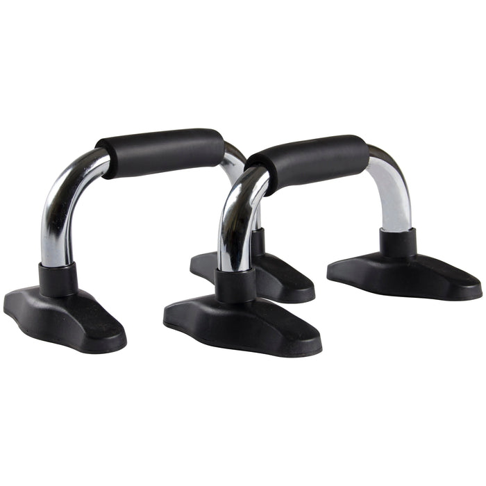 Virtufit Push Up Bars, Chrome