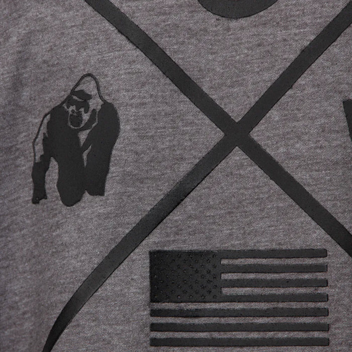 Gorilla Wear Sheldon Work Out Top T-shirt, grey